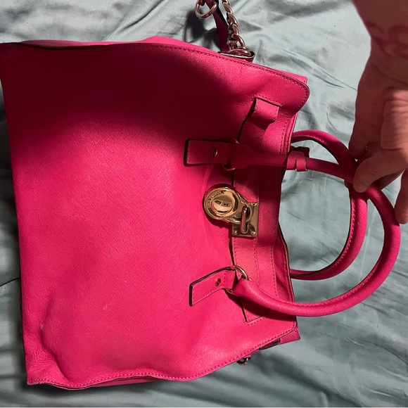 Michael Kors Handbags - Michael Kors Pink Hamilton Bag